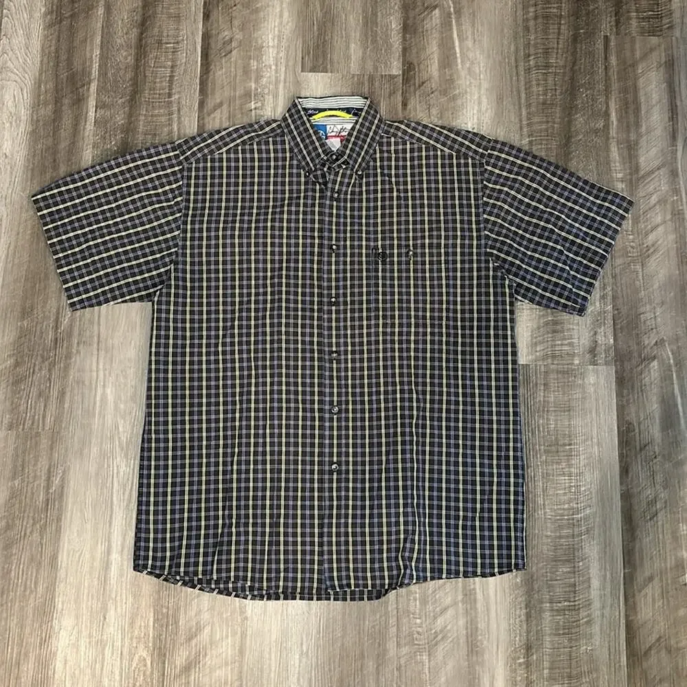 Wrangler George Strait Cowboy Cut Short Sleeve Button Down - XL